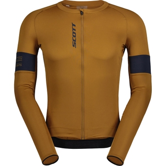 Scott Endurance Pro Langarmtrikot Bread Brown / Dark Blue Herren