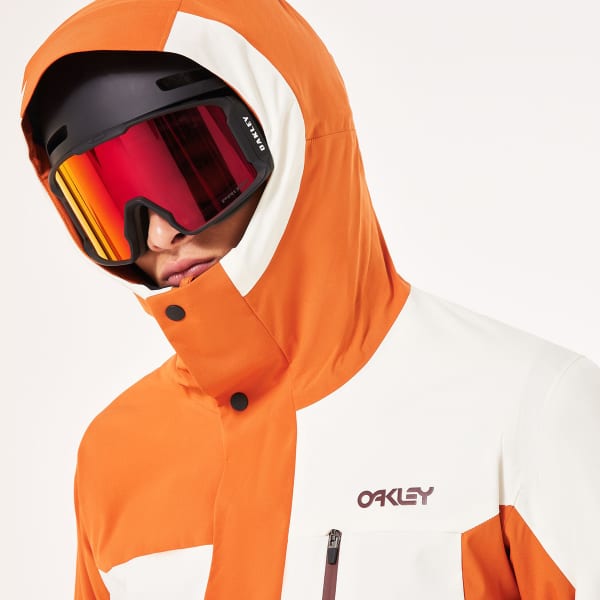 Veste de ski OAKLEY TNP TBT INSULATED JKT ARCTIC WHITE / GINGER