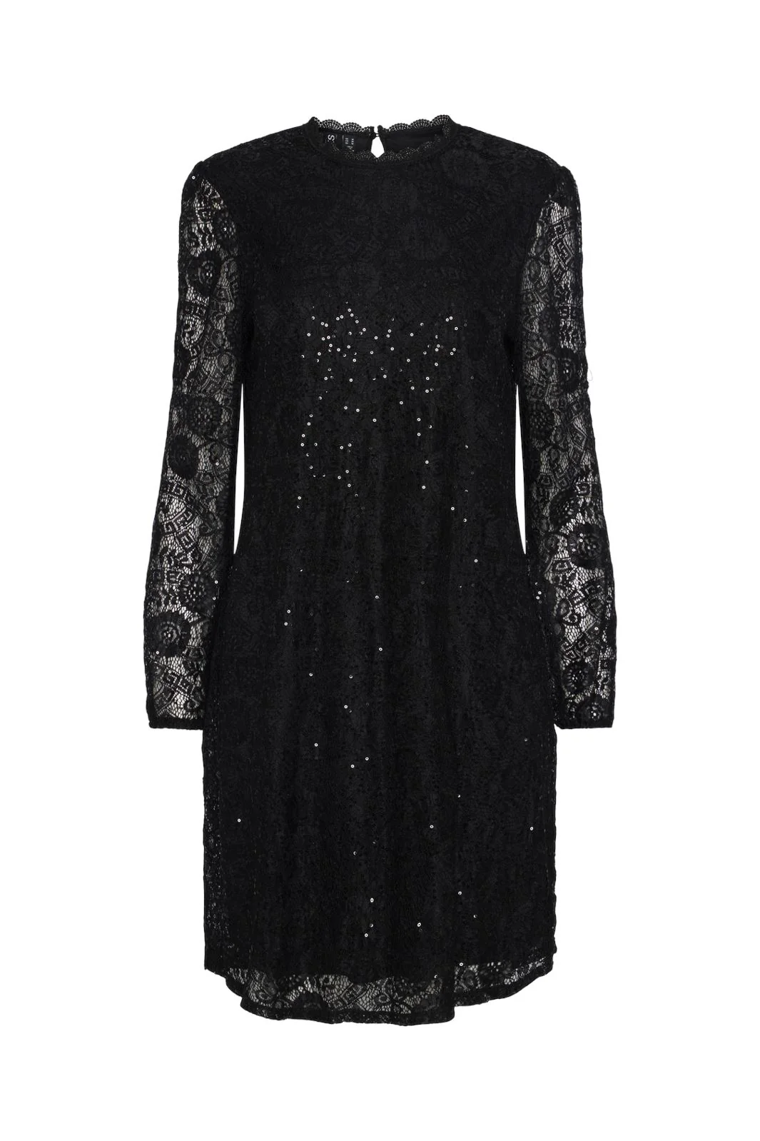 Pieces Pcolline Ls Lace Sequins Dress Cp