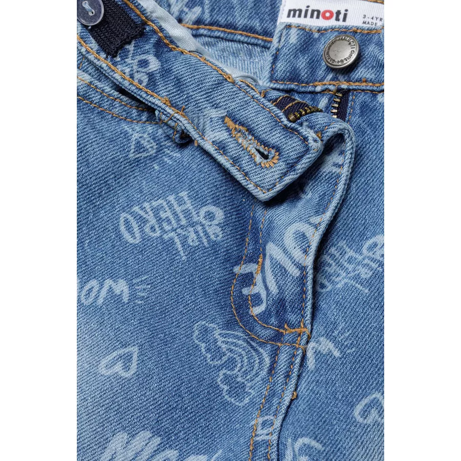MINOTI Jeans Denim-Blau