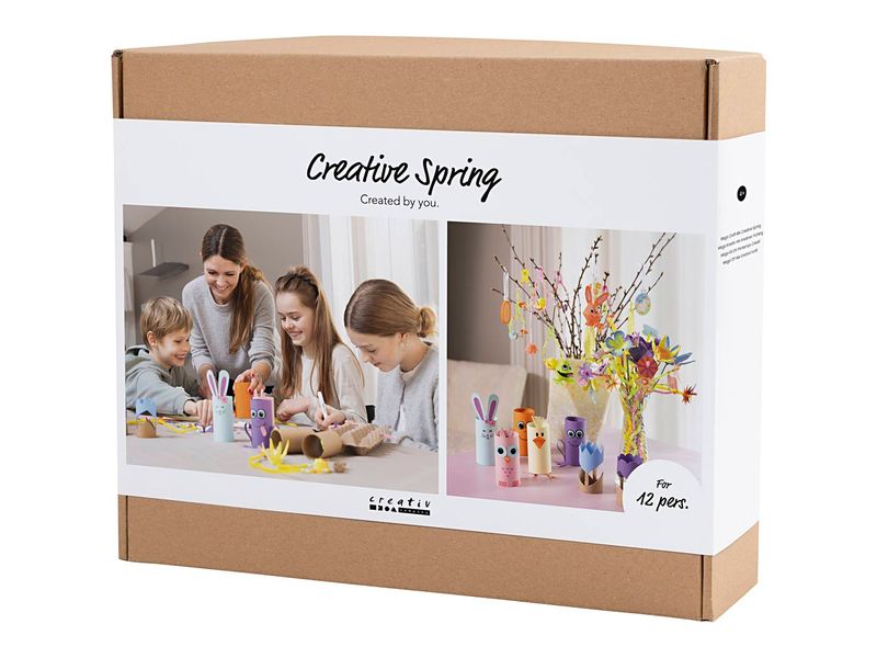 Creativ Company Bastelset Frühling 1 Stück, Mehrfarbig Grosses Kreativ-Set