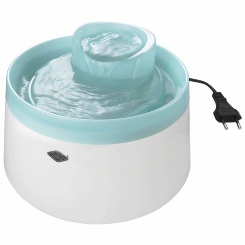 Dispensador de água Cascade para animais de estimação, azul celeste