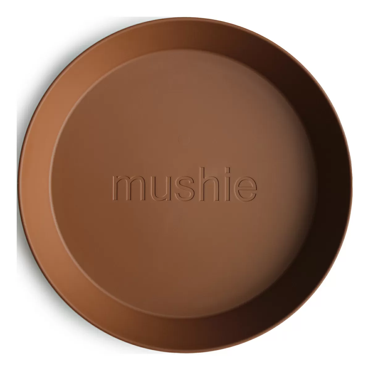 Mushie Tallerken Rund Caramel - 2 stk.