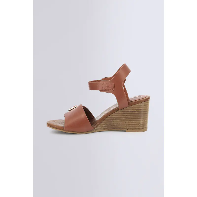 KICK VODOU MARRON BRIQUE SANDALES Cuir Femme
