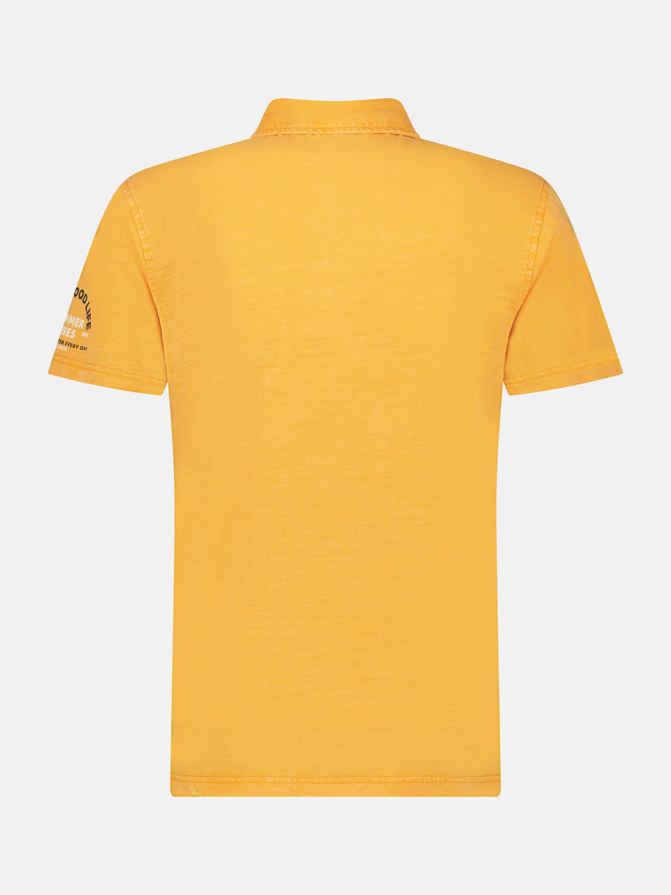 Poloshirt in weicher, gewaschener Jerseyqualität