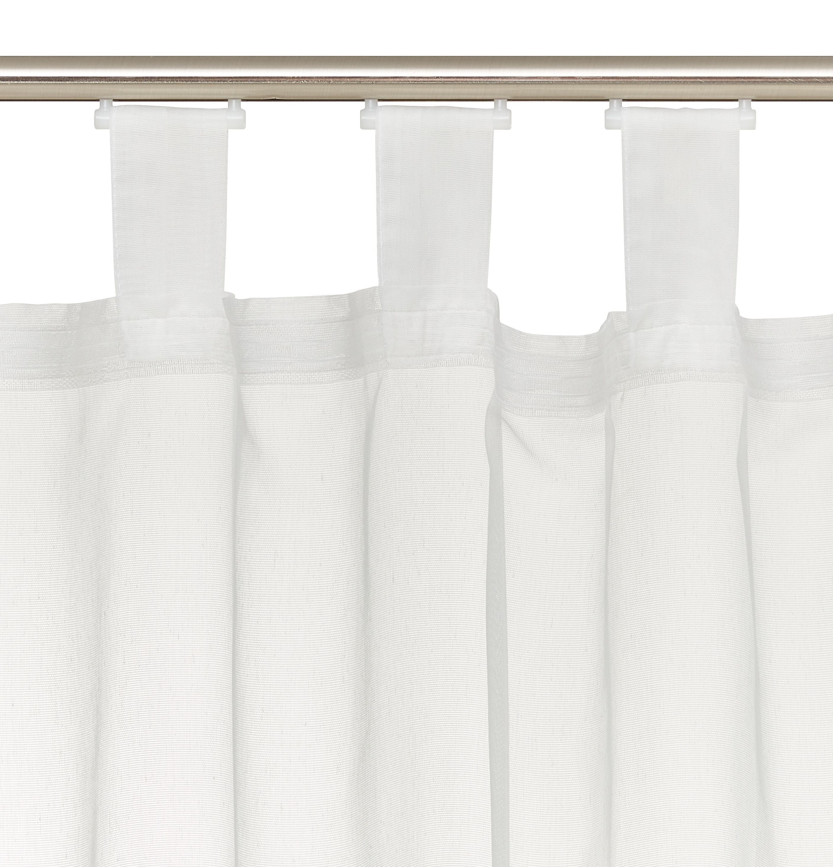 MARINA FB/S, Tagvorhang - Weiss / B: 150.0 cm x H: 260.0 cm