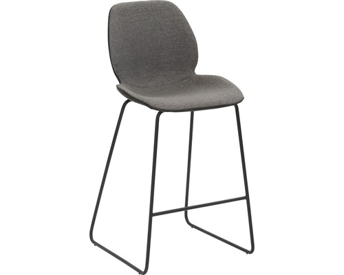 Barkruk Mayer zitmeubel mySOLO 1176 49 x 49 x 96 cm staal zwart/antraciet + zwart 1176-K3-524