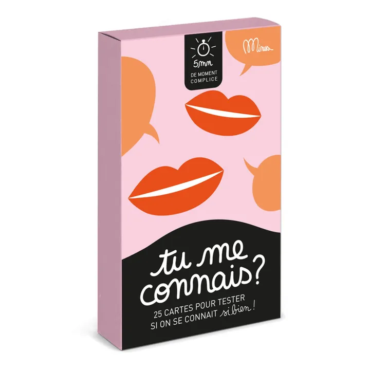 Minus Editions Jeu de cartes - Tu me connais ?