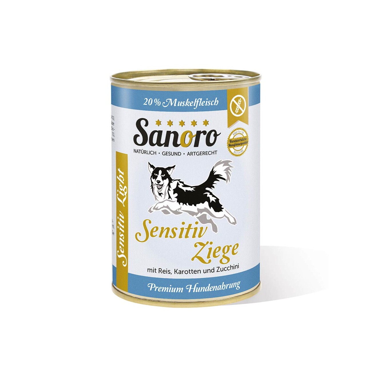 Sanoro Sensitiv Ziege mit BIO-Gemüse 12x400g