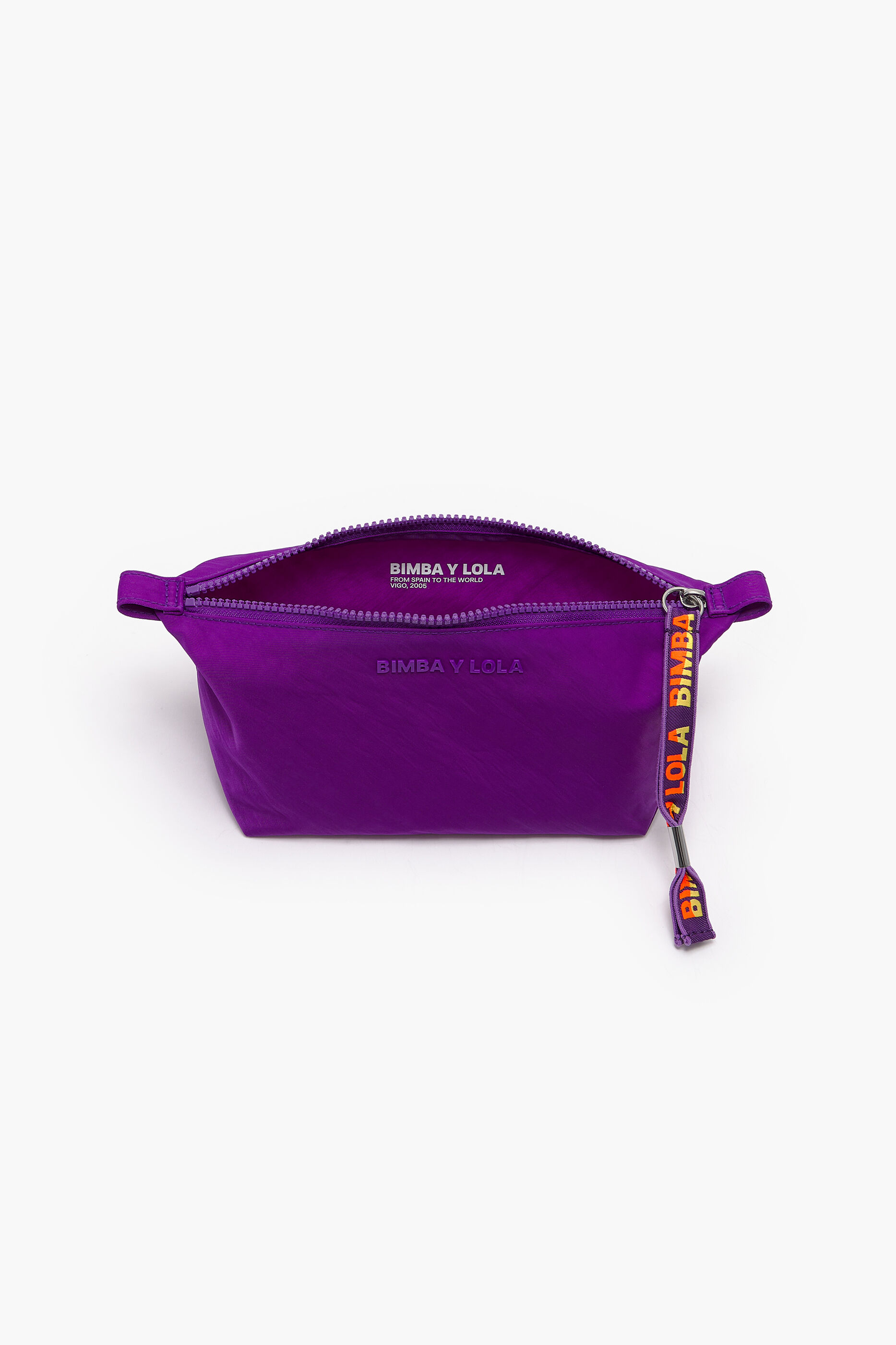 Nécessaire trapezoidal tamanho M violeta