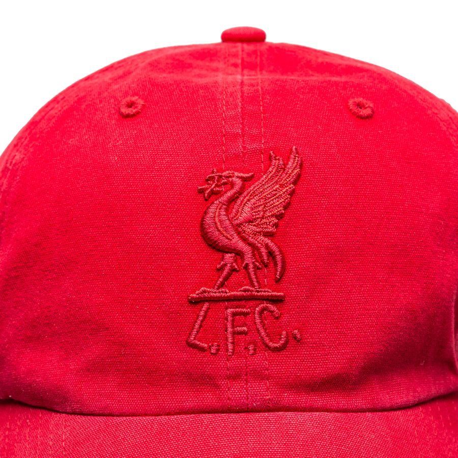 Liverpool Casquette Washed Heritage - Rouge