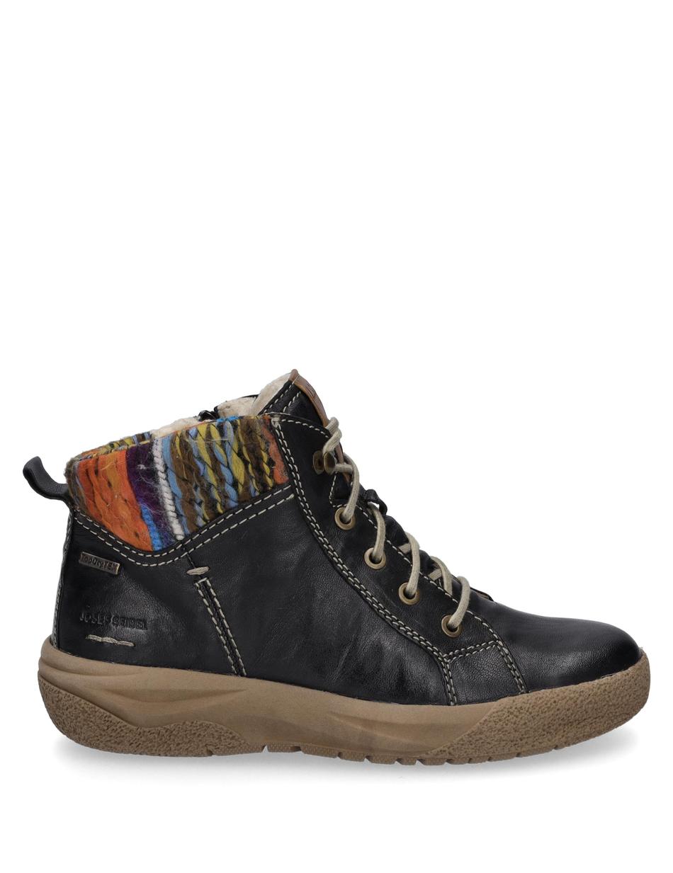 Stiefelette Alina 52, schwarz-kombi