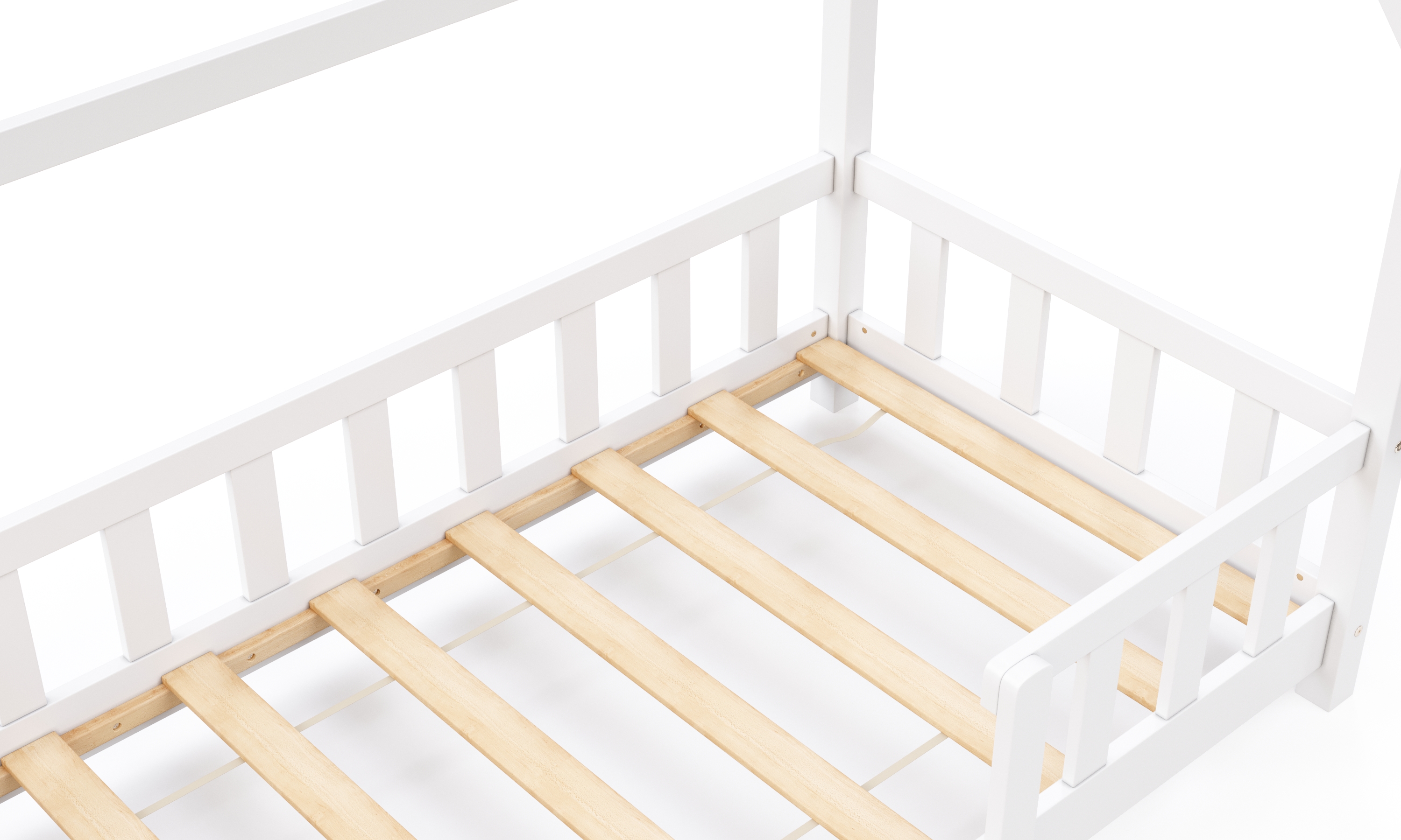 Kinderbett MAISON 70 x 140 cm weiss