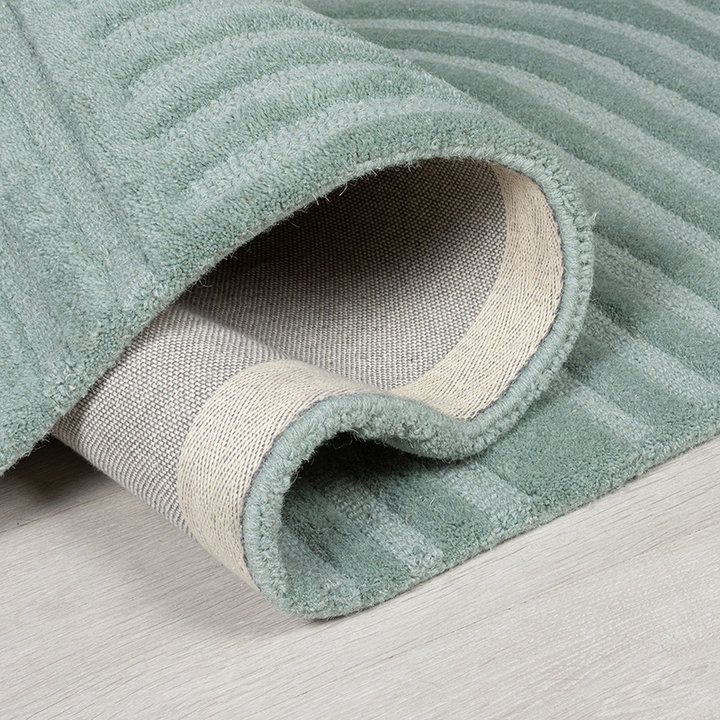 Modern vloerkleed - Solacio Zen Blauw/Groen