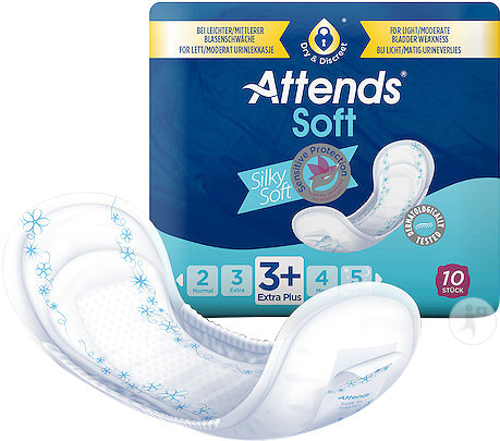 Attends Soft 3 Extra Plus Couche Anatomique 10 Pièces