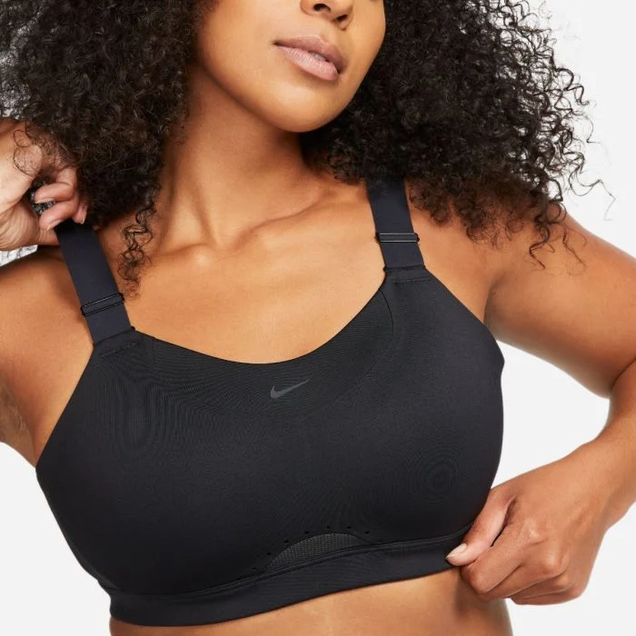 Nike Dame BH Dri-FIT Alpha High Support Bra Sort