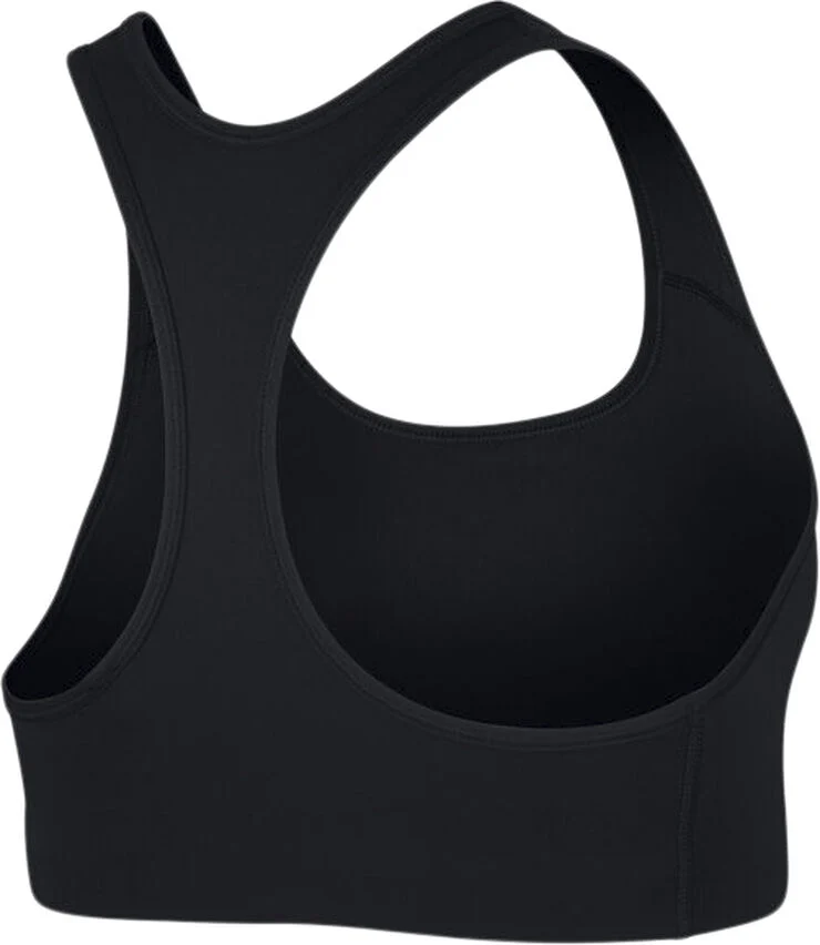 Nike Swoosh Medium Support Sports Bh Sort