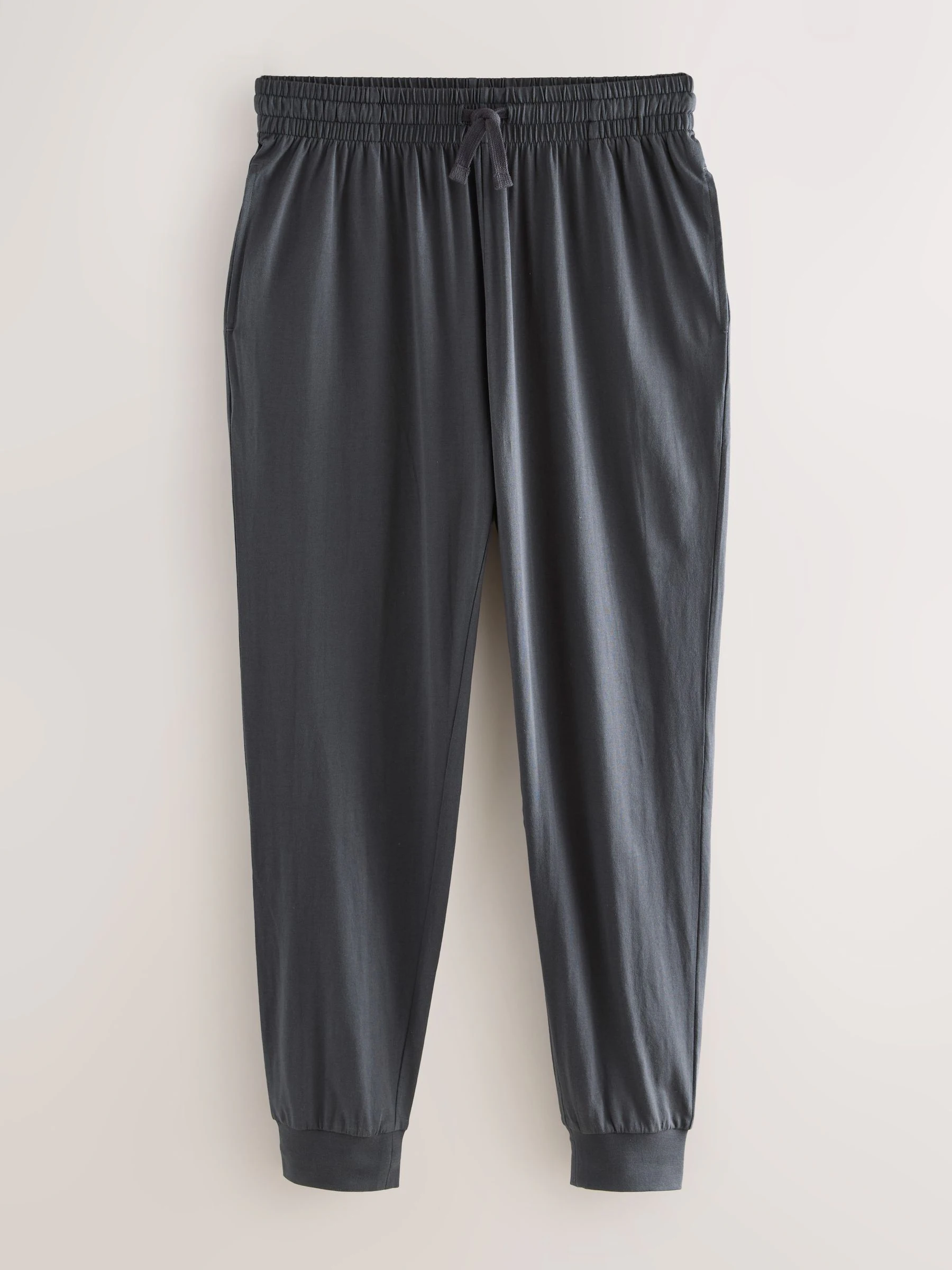 Grijs - Short Sleeve Cuffed Jersey Pyjamas Set