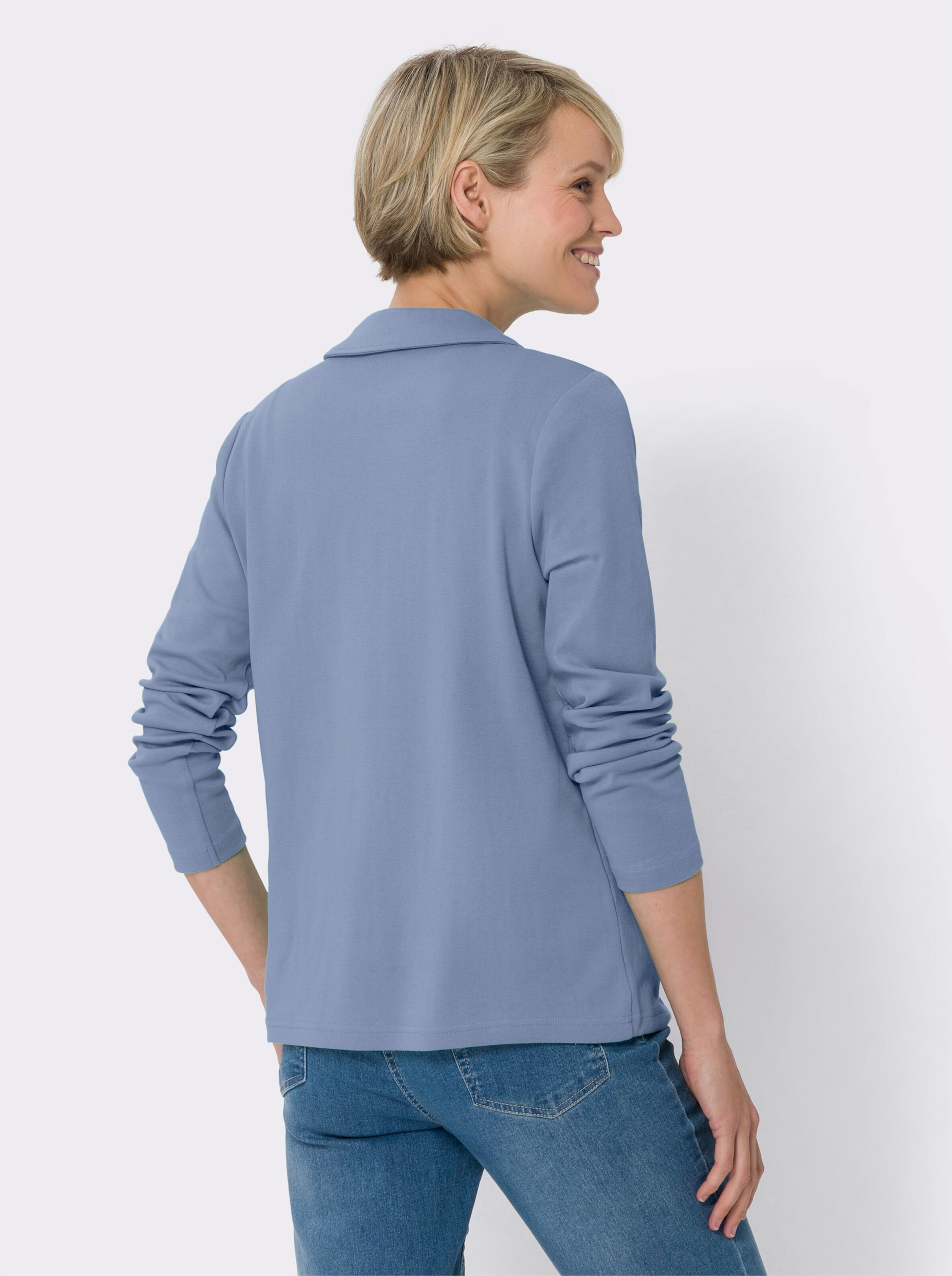 Sweatshirt aus reiner Baumwolle