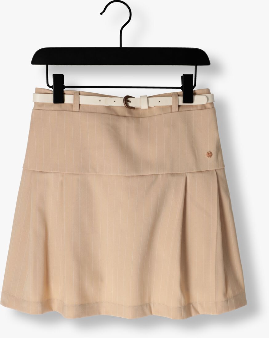 NOBELL zand nobell minirok nimmy pinstripe skirt with belt