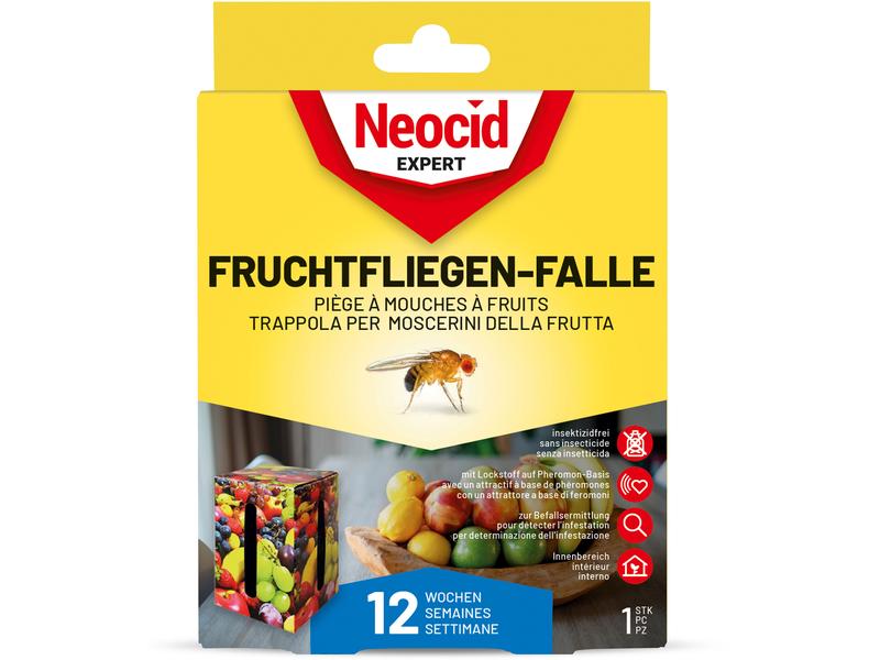 Neocid Expert Insektenfalle Fruchtfliegen, 1 Stück Fruchtfliegen-Falle