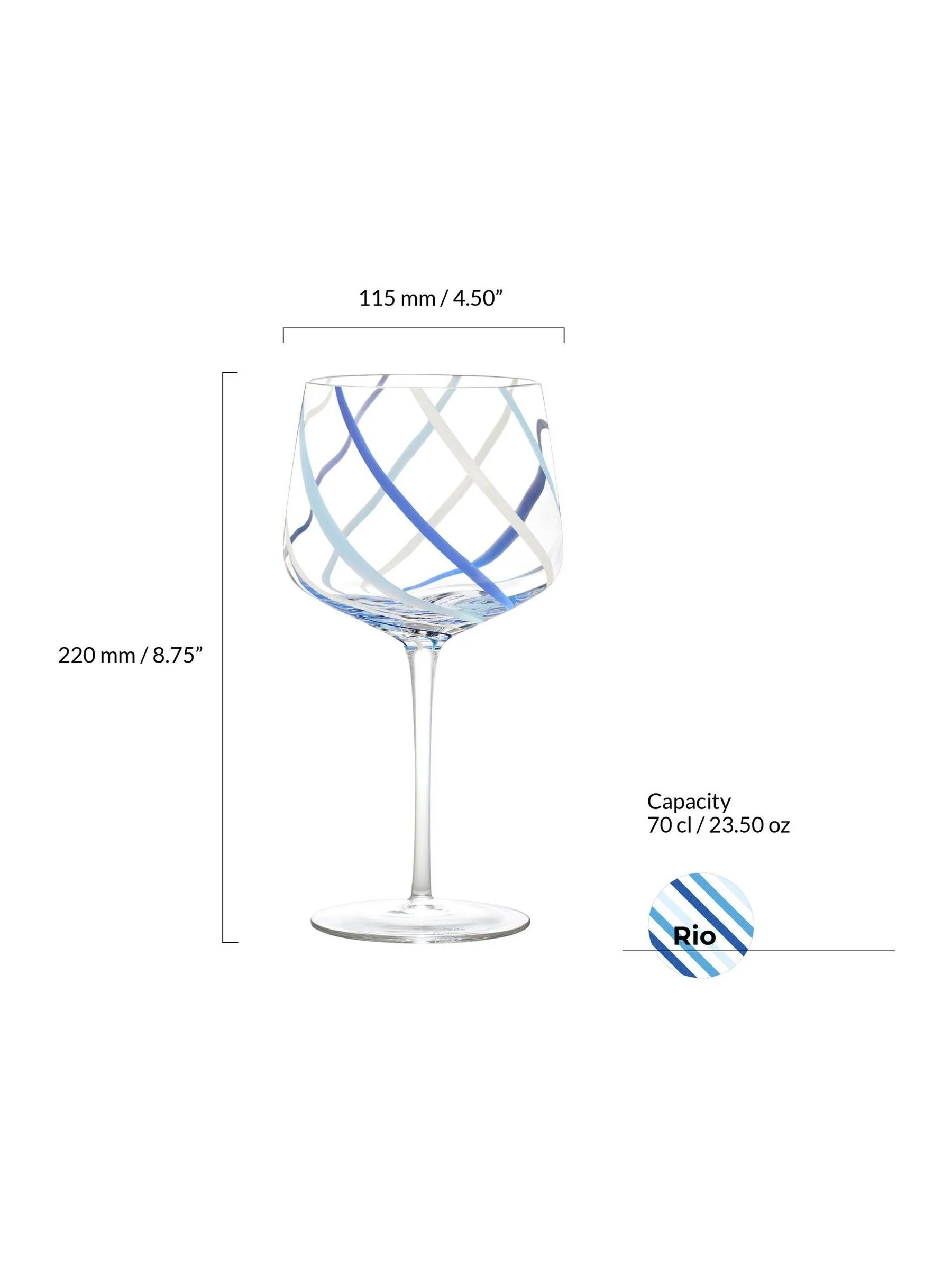 Anton Studio Designs - Set van 2 Rio Gin-glazen