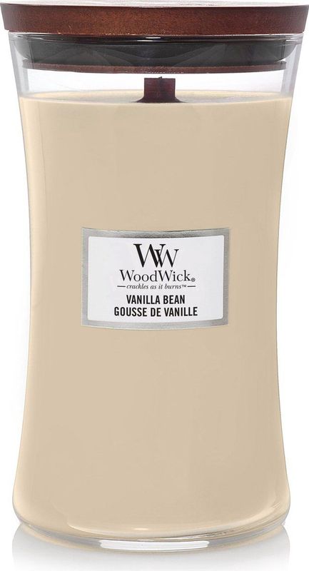WoodWick - Large Hourglass - Geurkaars - Vanille Bean