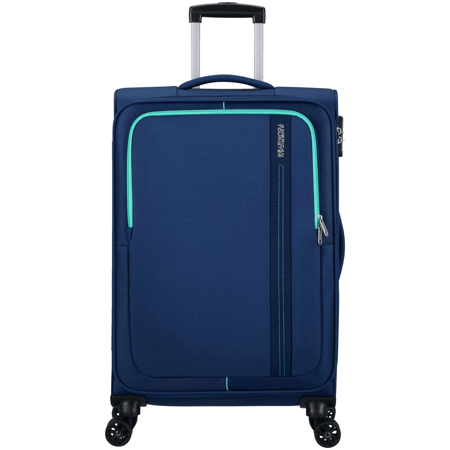 American Tourister Sea Seeker - 4-Rollen-Trolley M 68 cm combat navy