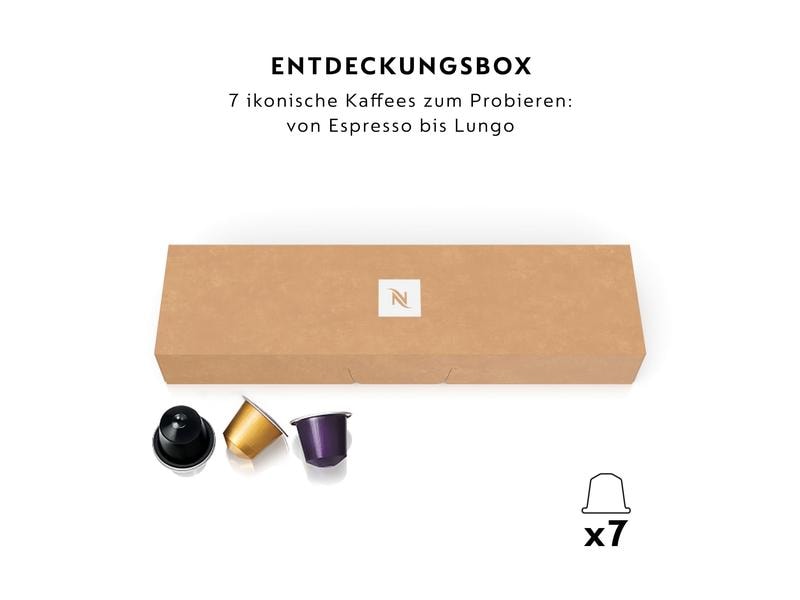 Krups Kaffeemaschine Nespresso Pixie XN306TCH Titan Elegante Kapselmaschine