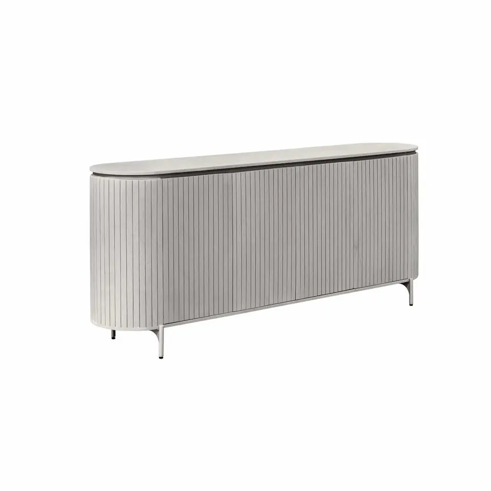 Dressoir Taupe Hout - 210x45x90cm - Solana