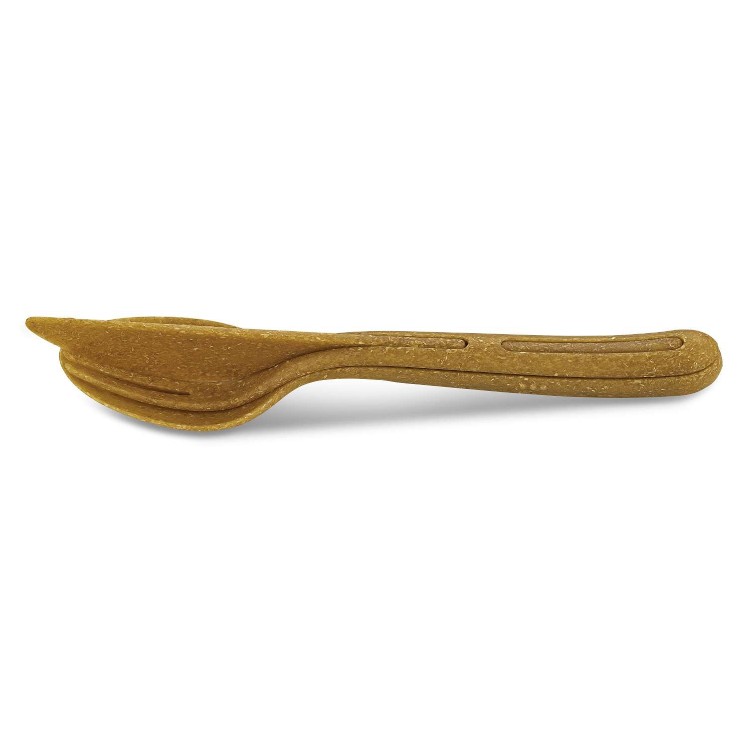 Koziol Klikk Besteck-Set-3-teilig nature desert sand