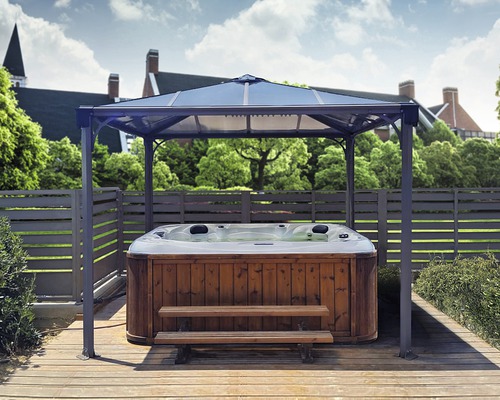 Gazebo Palram – Canopia Palermo 3000 295 x 295 cm antraciet