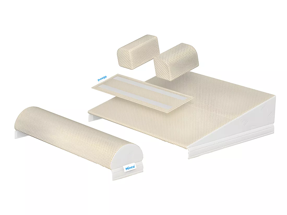 MINEA | Kit complet MINEA Bébé 70x140 cm | Matelas Mousse HD + Accessoires