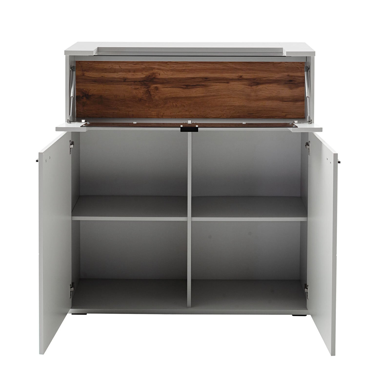 Highboard Lissabon 110 x 118 x 44 cm Modern white