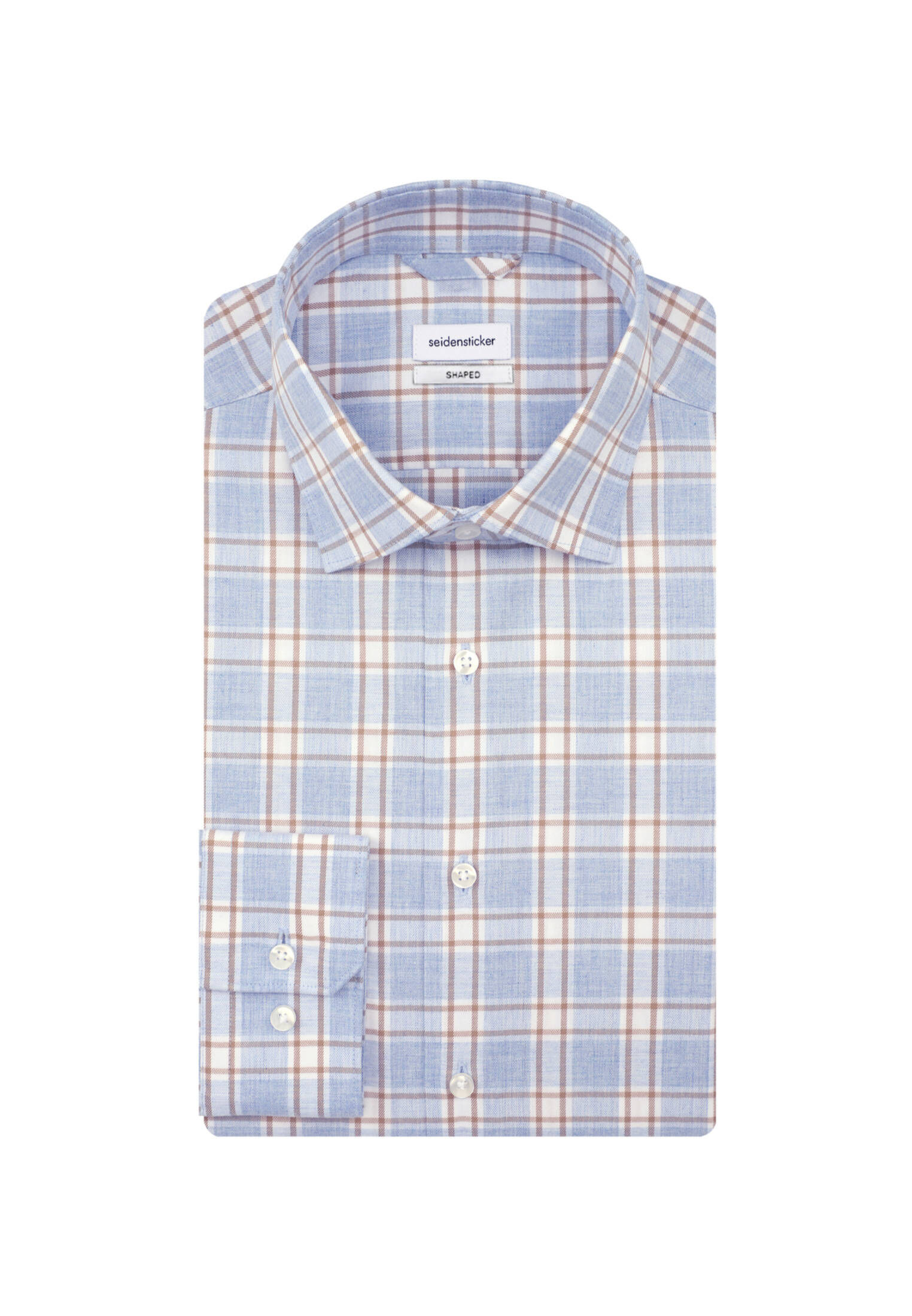 Seidensticker| Herren Flanellhemd Shaped