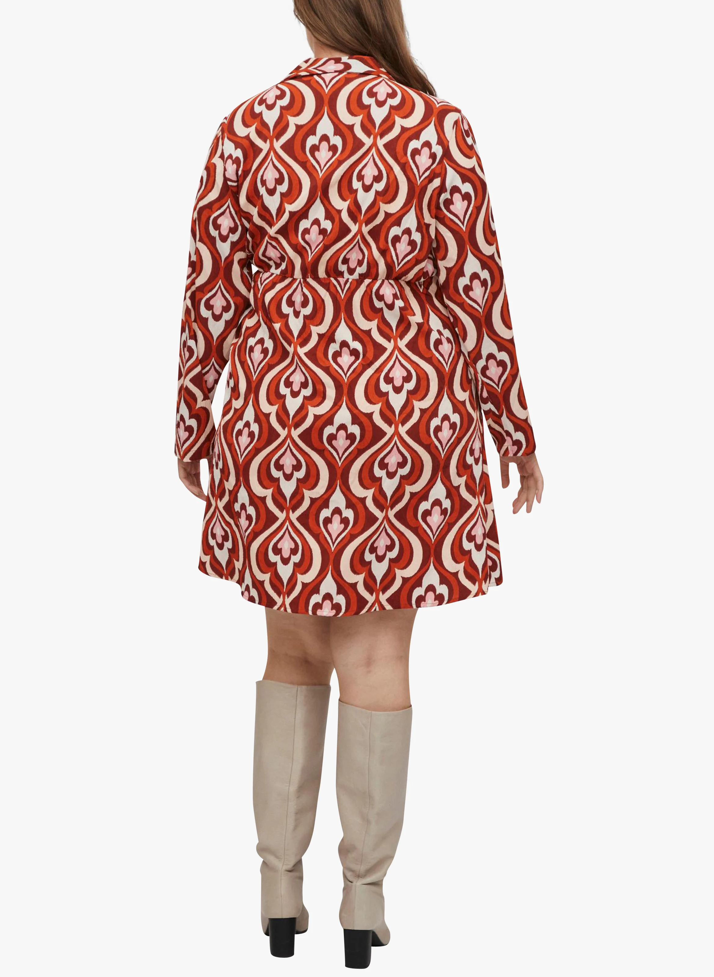 Robe courte imprimée | Multicolore