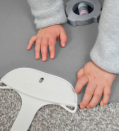 Shnuggle Wickelauflage - Yoga - Grau