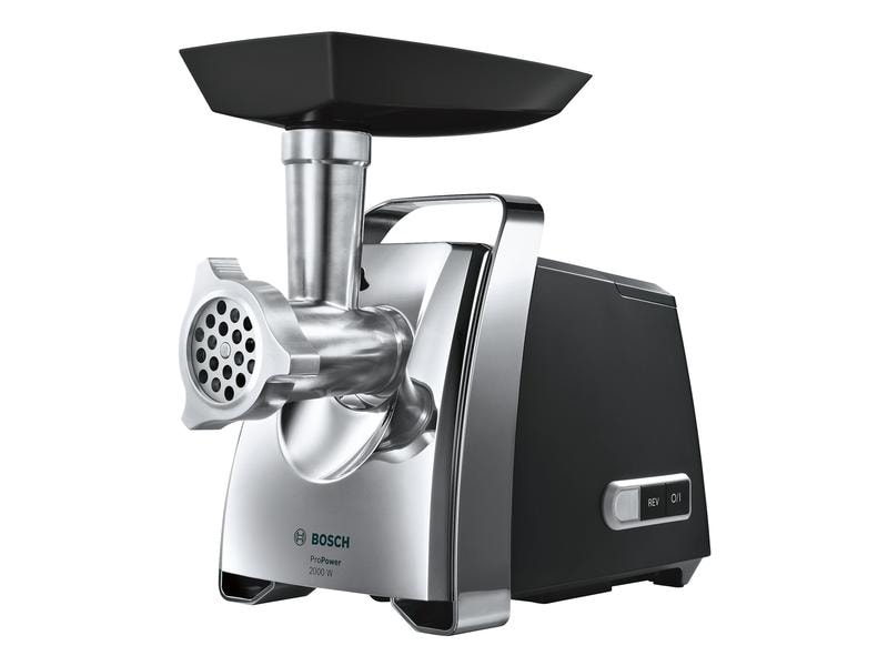 Bosch Fleischwolf ProPower MFW67440 Schwarz Leistungsstarker Fleischwolf