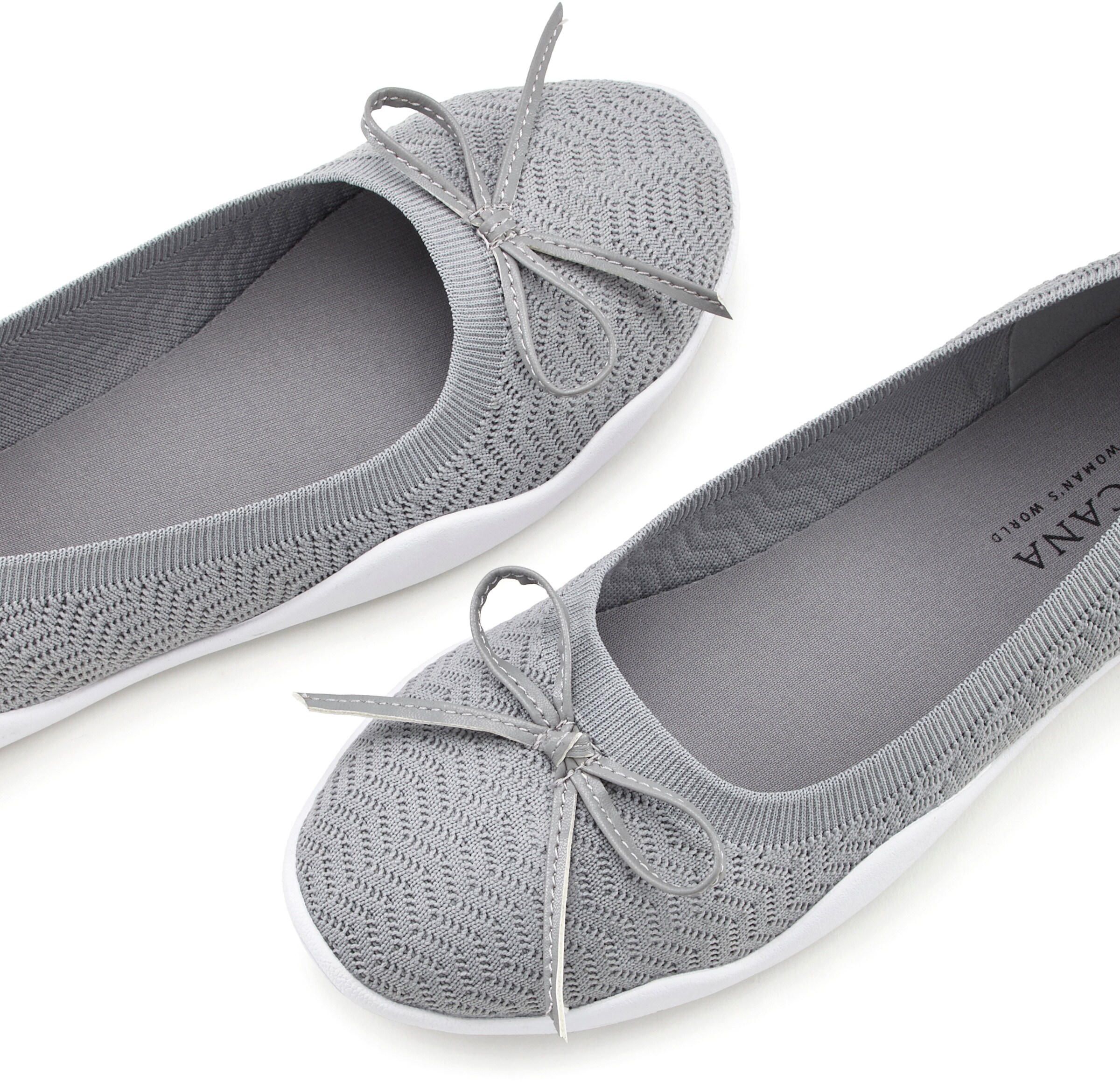 LASCANA Sneaker Ballerinas in grau