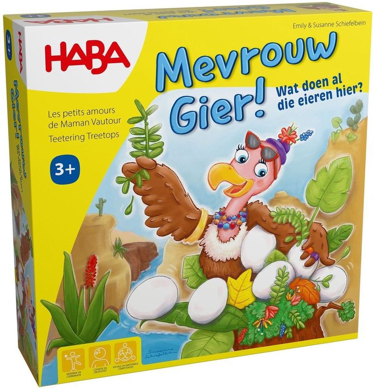HABA - Mevrouw Gier! - Familiespel - Multicolor - Hout