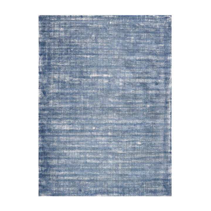 Viscose vloerkleed - Alain Blauw | Luxueus