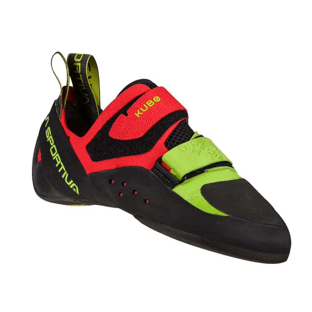 La Sportiva KUBO - Chaussons d'escalade Homme goji/neon