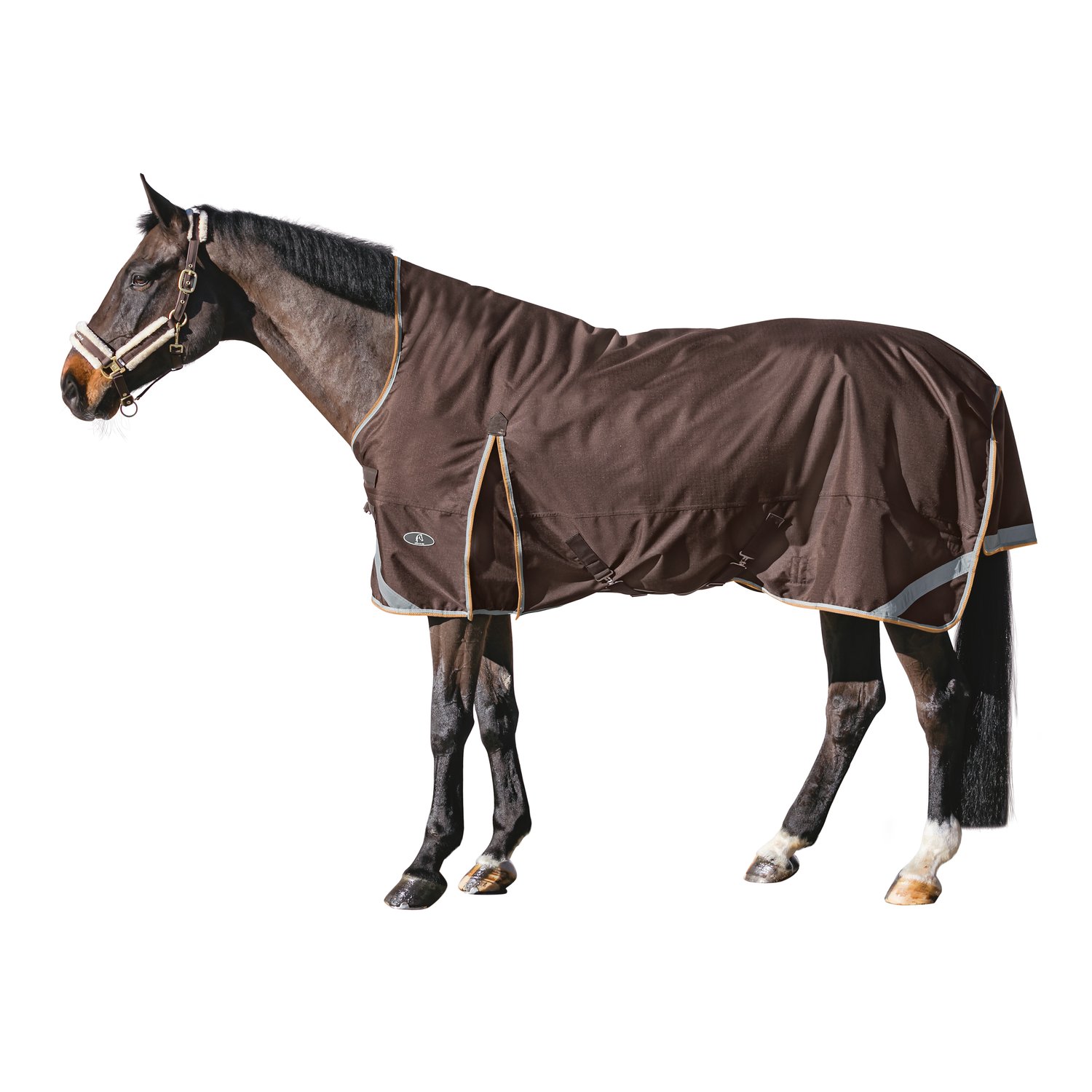 Cheval de Luxe Outdoordecke Avignon Highneck Fleece - chocolate