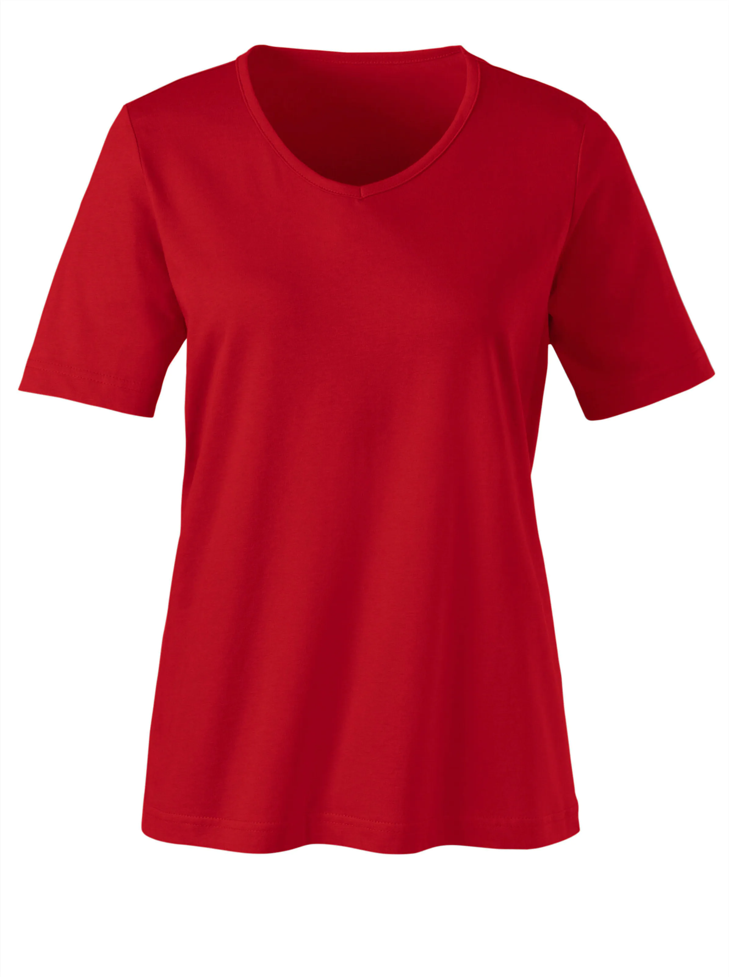 Kurzarmshirt in rot