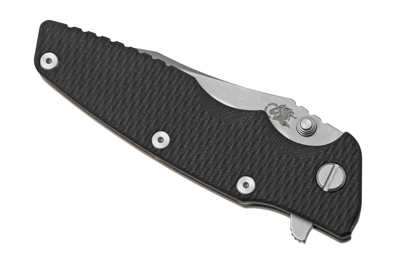Rick Hinderer Eklipse 3.5” Spearpoint S45VN, Stonewash Bronze, Black G10, zakmes