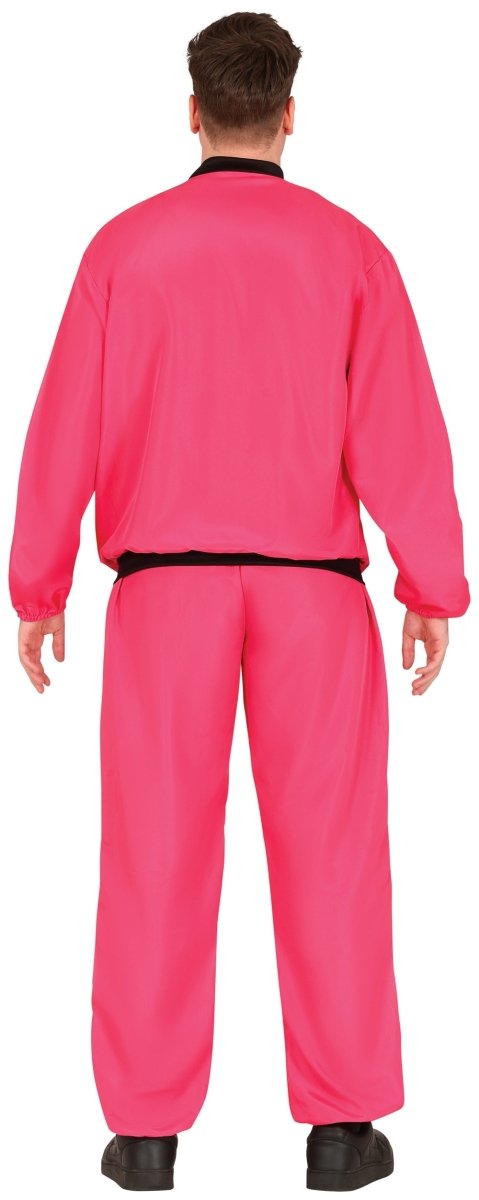 Neon Roze Trainingspak Fout Heren 2 delig