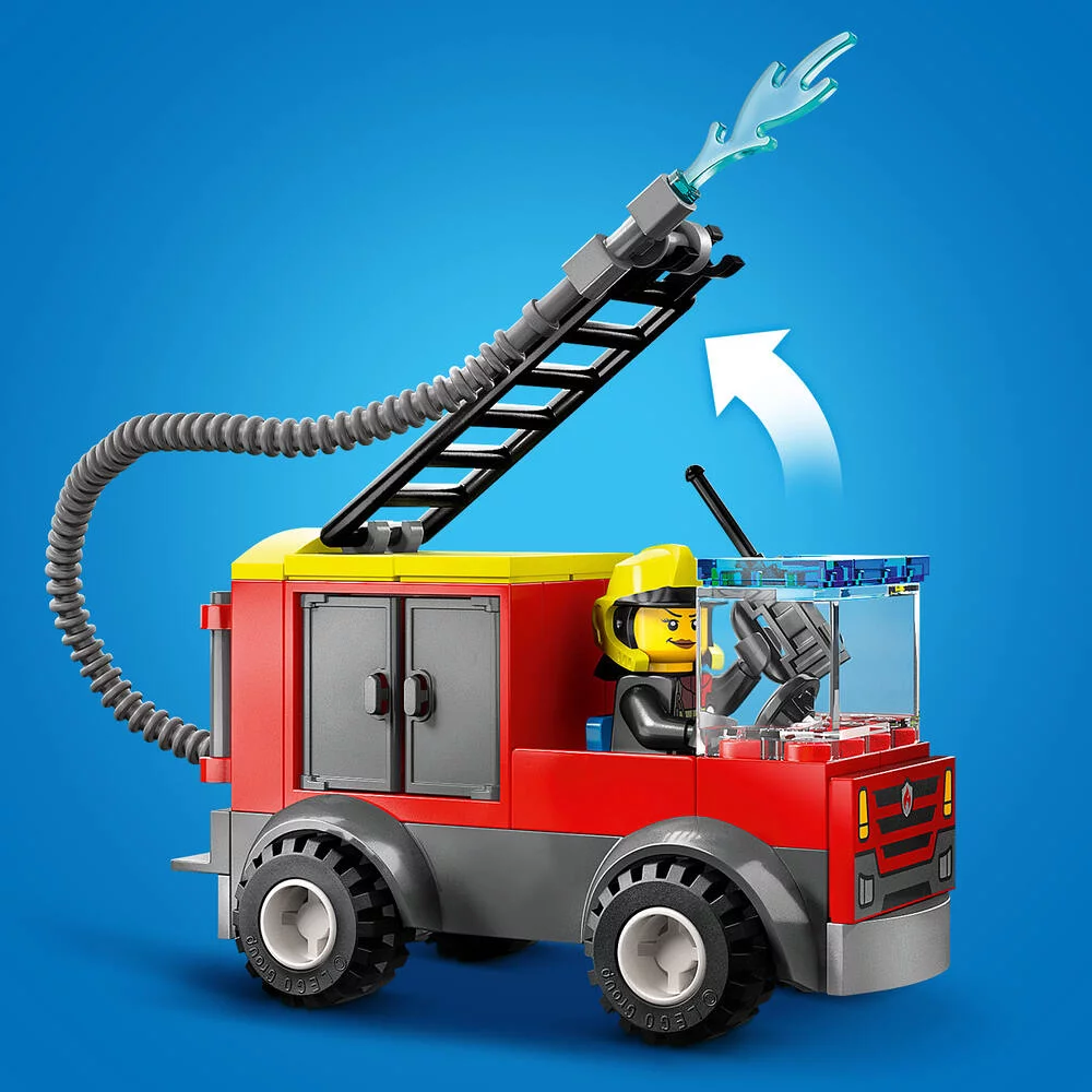LEGO®CITY 60375 - LA CASERNE ET LE CAMION DES POMPIERS