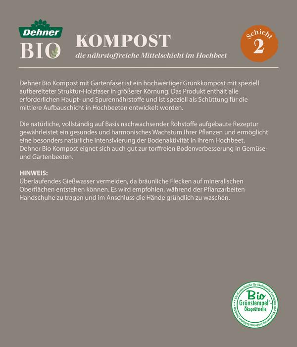 Dehner Bio Hochbeet-Kompost, 40 l