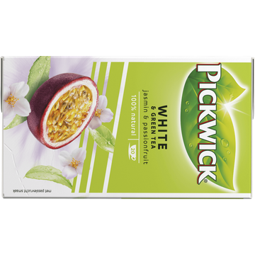 PICKWICK GREEN & White Jasmin Passionfruit 20 Stuks