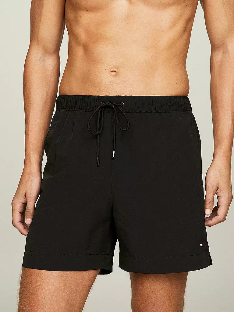 TOMMY HILFIGER Badeshorts  schwarz